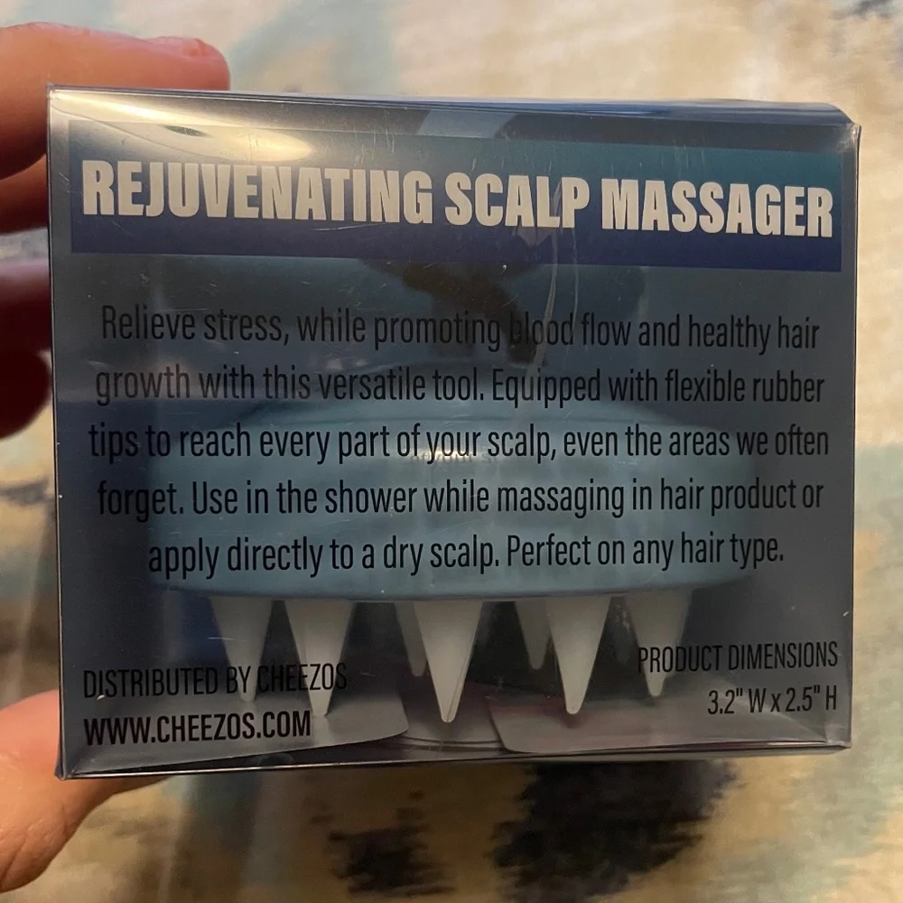 💆🏻‍♀️ Cheezos Rejuvenating Scalp Massager
